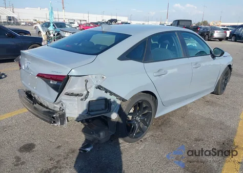2023 Honda Civic Sport z USA, uszkodzony, nr VIN 2HGFE2F51PH517874